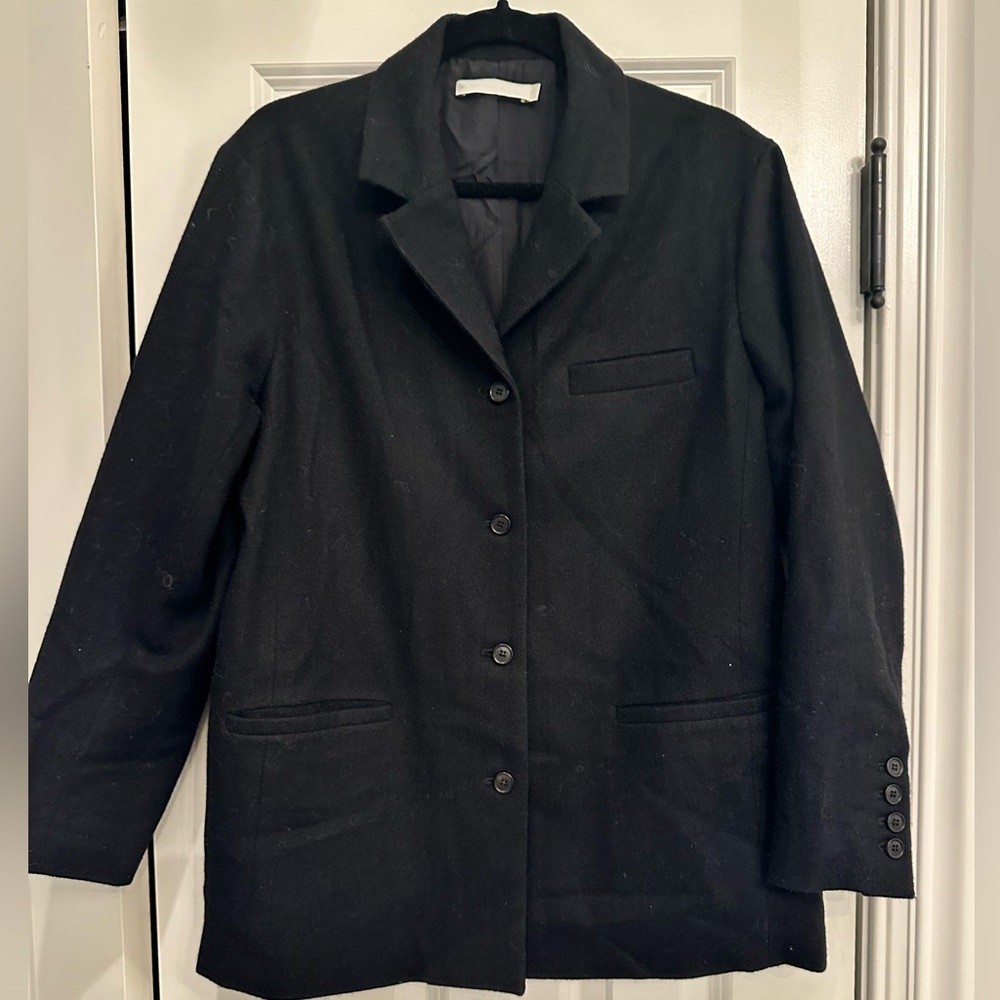 Mona Thalheimer oversized wool blazer